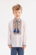 Embroidered shirt for a boy "Timothy", blue-yellow 11000540 photo 1