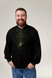 Men's embroidered shirt "Fate", black 11000561 photo 1