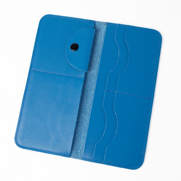 Wallet Wallet, Eco Leather, Blue 40012 photo