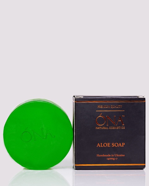 Natural soap "Aloe", 140g 50003 photo