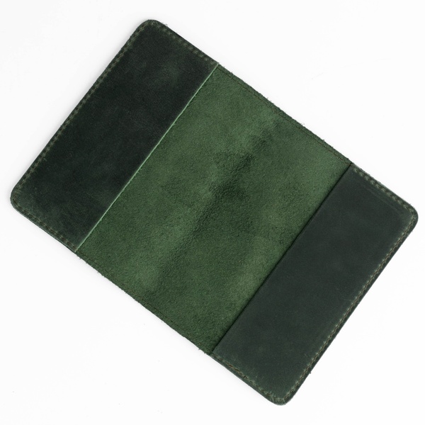 Обкладинка на паспорт Patriot, Шкіра, Зелений 11000115 фото