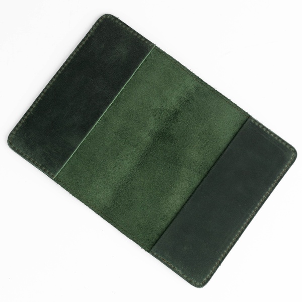 Patriot passport cover, Leather, Green 11000115 photo