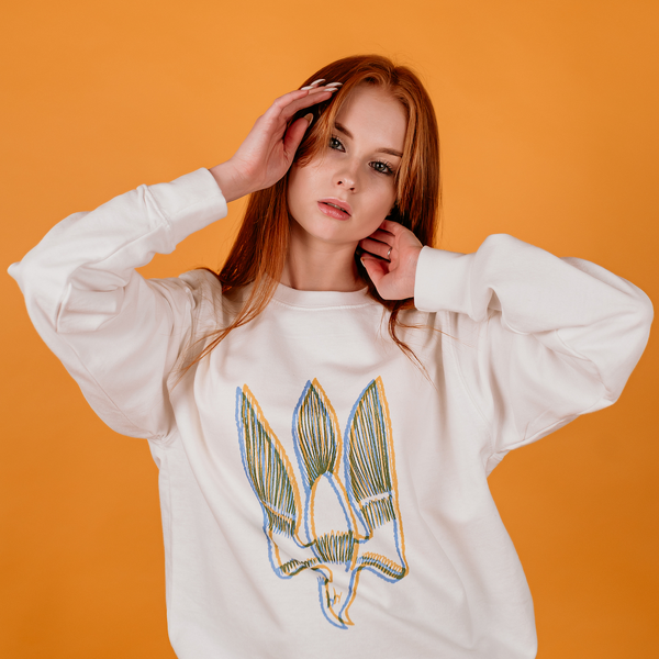 Sweatshirt white, adult, "Trident Falcon" size S 11000029 photo