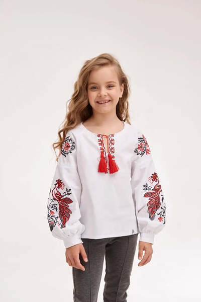 Children's blouse "Firebird", red 11000551 photo