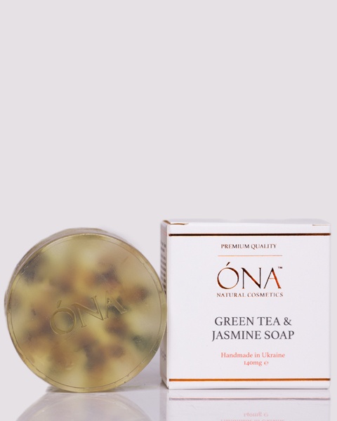 Натуральне мило "Зелений чай з Жасмином", 140г 50010 фото