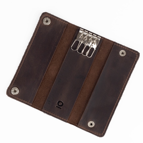 Key holder patriotic MRIYA, Leather, Brown 11000145 photo