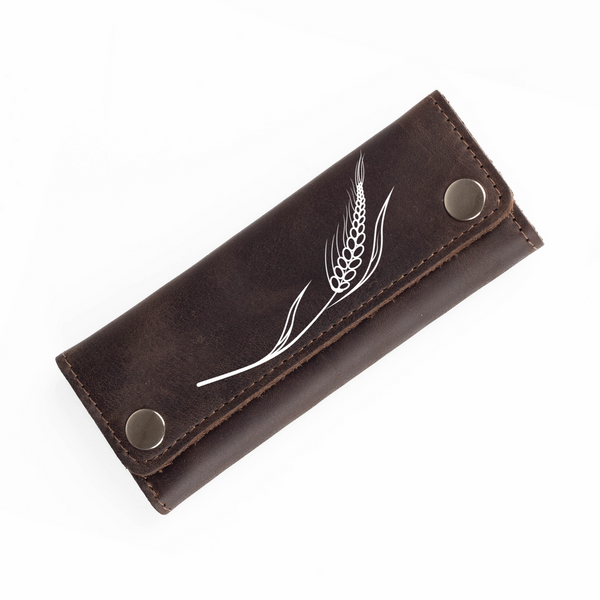 Key holder patriotic MRIYA, Leather, Brown 11000145 photo