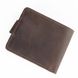 Minimal wallet with coat of arms, Leather, Brown 11000108 photo 3