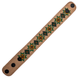 Embroidered Leather Bracelet, Beige/Green 11000641-9 photo 2