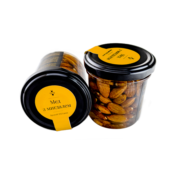 Acacia honey with almonds, 180g 11000547 photo