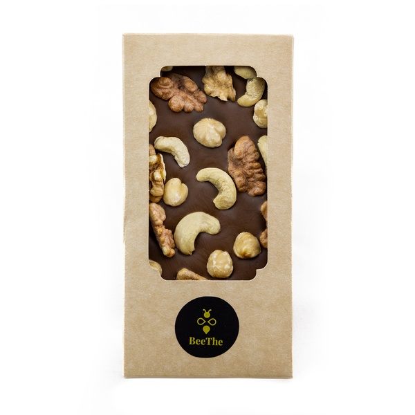 Milk chocolate with nuts, 120g 8112310 photo