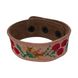 Embroidered Leather Bracelet, Beige 11000641-12 photo 4