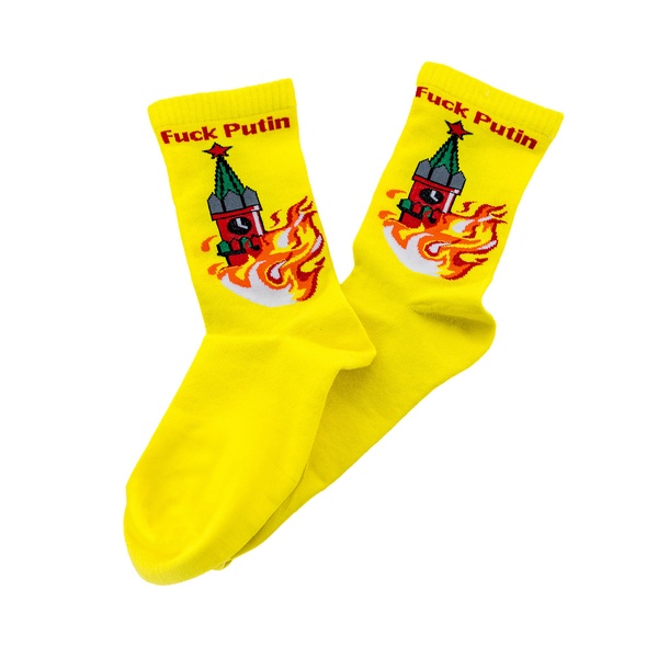 Шкарпетки "FUCK PUTIN" 11000300-1 фото