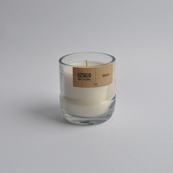 Soy candle UZSKLO Library, size XS 11000019 photo