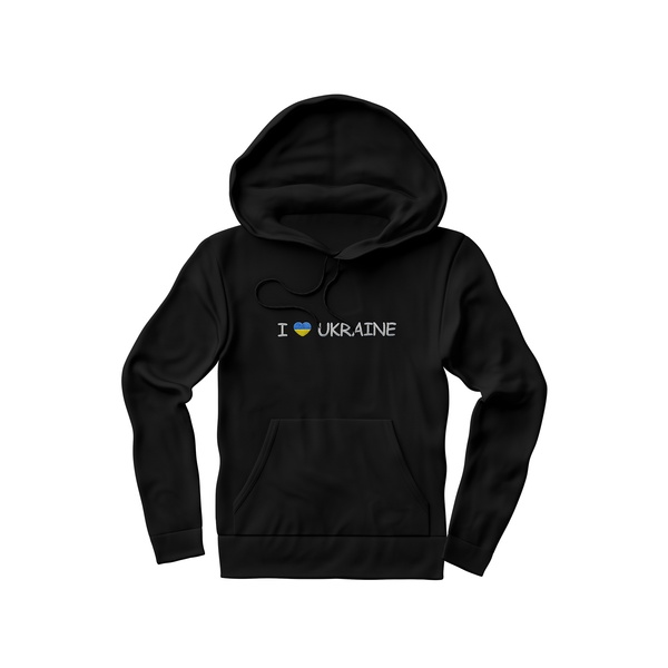 Hoodie embroidery "I love UKRAINE" 11000492 photo