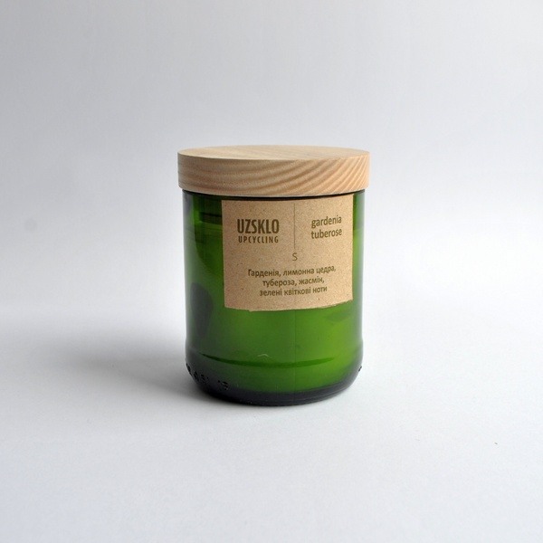 Soy candle UZSKLO Gardenia tuberose, size S 11000017-2 photo