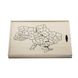 Puzzle map "Ukraine" with stand and wooden box 11000026 photo 2